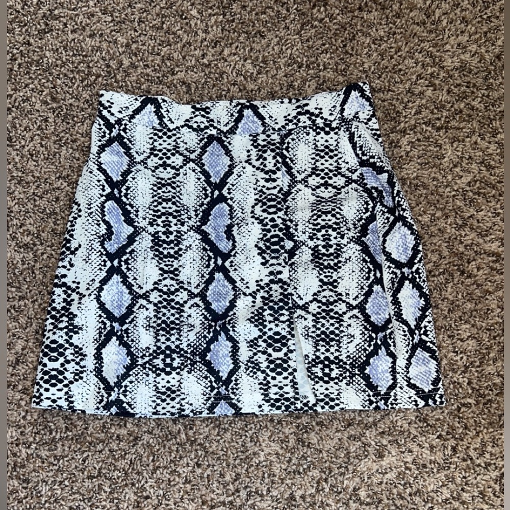 Snakeskin skirt